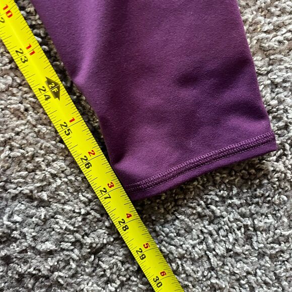 ALO Yoga High Waist Airlift Purple Leggings Athletic 7/8 Length Womens Sz M - Picture 8 of 8